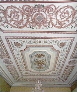 Ballroom ceiling, Government House